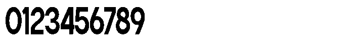 Flova Black Compressed Font OTHER CHARS