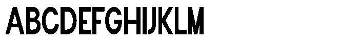 Flova Black Compressed Font UPPERCASE