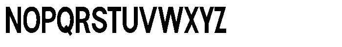 Flova Black Compressed Font UPPERCASE