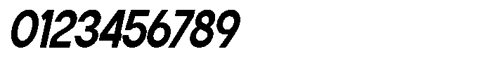 Flova Black Condensed Italic Font OTHER CHARS