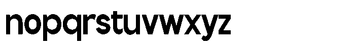 Flova Black Condensed Font LOWERCASE