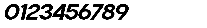 Flova Black Expanded Italic Font OTHER CHARS
