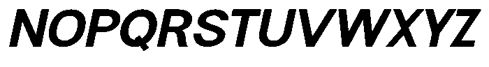 Flova Black Expanded Italic Font UPPERCASE