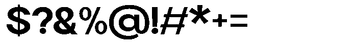 Flova Black Expanded Font OTHER CHARS