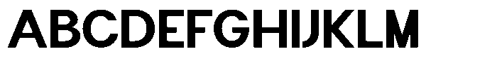 Flova Black Expanded Font UPPERCASE