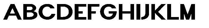 Flova Black Extended Font UPPERCASE