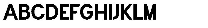 Flova Black Font UPPERCASE