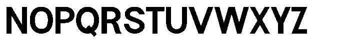 Flova Black Font UPPERCASE