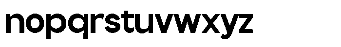 Flova Black Font LOWERCASE