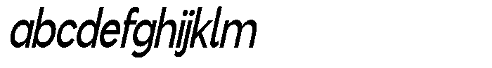 Flova Bold Compressed Italic FONT