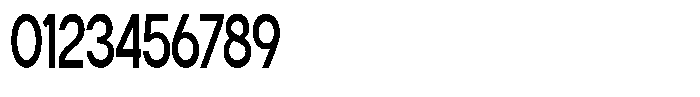 Flova Bold Compressed Font OTHER CHARS