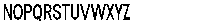 Flova Bold Compressed Font UPPERCASE