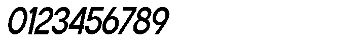 Flova Bold Condensed Italic Font OTHER CHARS