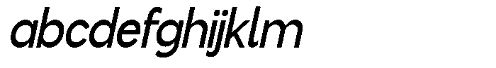 Flova Bold Condensed Italic FONT