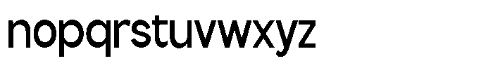 Flova Bold Condensed Font LOWERCASE