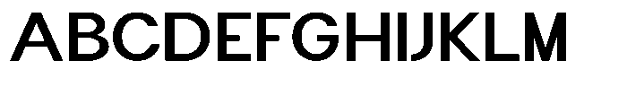 Flova Bold Extended Font UPPERCASE