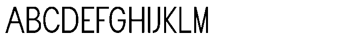 Flova Condensed Font UPPERCASE