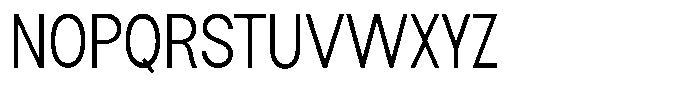Flova Condensed Font UPPERCASE