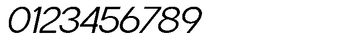 Flova Expanded Italic Font OTHER CHARS
