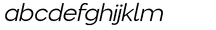 Flova Expanded Italic FONT