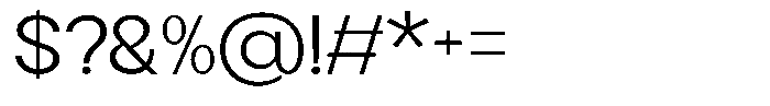 Flova Expanded Font OTHER CHARS