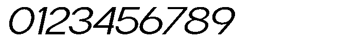 Flova Extended Italic Font OTHER CHARS