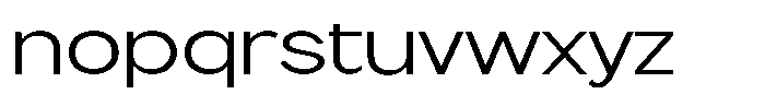Flova Extended Font LOWERCASE