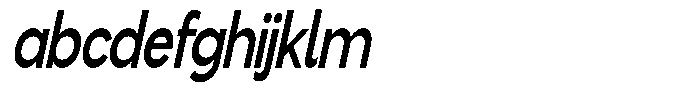 Flova Extra Bold Compressed Italic FONT