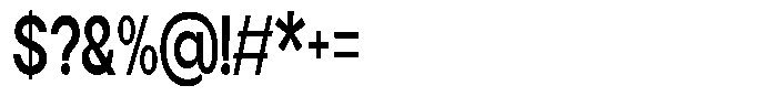 Flova Extra Bold Compressed Font OTHER CHARS