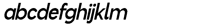 Flova Extra Bold Condensed Italic FONT