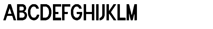 Flova Extra Bold Condensed Font UPPERCASE