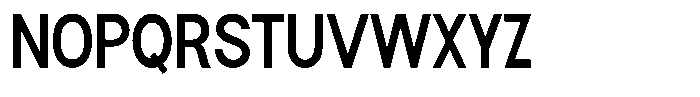 Flova Extra Bold Condensed Font UPPERCASE