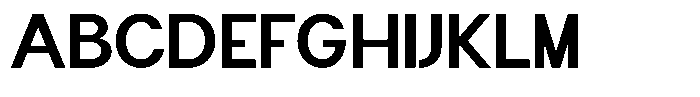 Flova Extra Bold Expanded Font UPPERCASE
