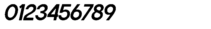 Flova Extra Bold Italic Font OTHER CHARS