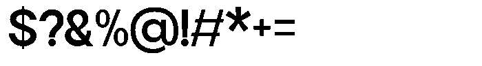 Flova Extra Bold Font OTHER CHARS