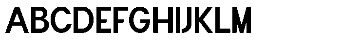 Flova Extra Bold Font UPPERCASE