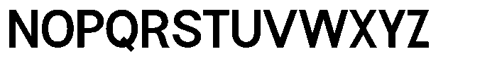 Flova Extra Bold Font UPPERCASE