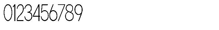 Flova Extra Light Compressed Font OTHER CHARS