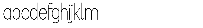 Flova Extra Light Compressed FONT