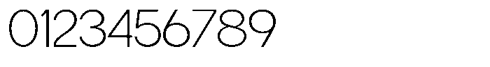 Flova Extra Light Expanded Font OTHER CHARS