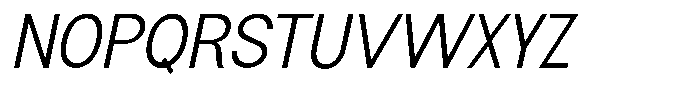 Flova Italic Font UPPERCASE