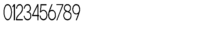 Flova Light Compressed Font OTHER CHARS