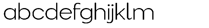 Flova Light Expanded FONT