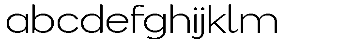 Flova Light Extended FONT