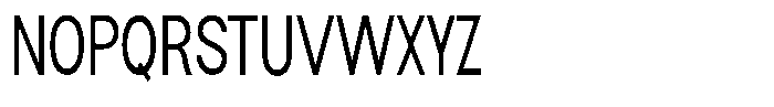 Flova Medium Compressed Font UPPERCASE