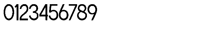 Flova Medium Condensed Font OTHER CHARS