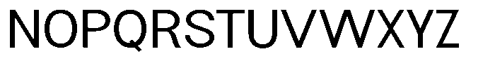 Flova Medium Expanded Font UPPERCASE