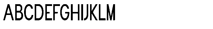Flova Semi Bold Compressed Font UPPERCASE