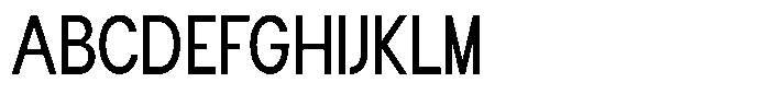 Flova Semi Bold Condensed Font UPPERCASE