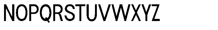 Flova Semi Bold Condensed Font UPPERCASE